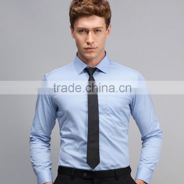 Wholesale good quality solid color bussiness shirt for men uniform