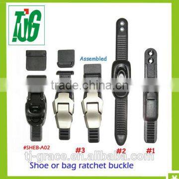 Bike, Bag, Shoe adjustable ratchet buckles