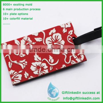 Plastic luggage tag