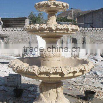 Garden marble fountain