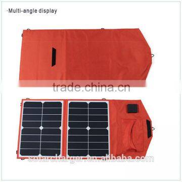 30W Portable Universal Foldable Solar Cell Phone Charger for Laptop and Mobile Phone photo-3