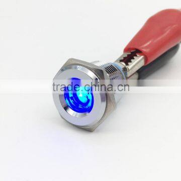 tuv 16mm colorful metal led cheap led light indicator light screwd indicator light concave 24v