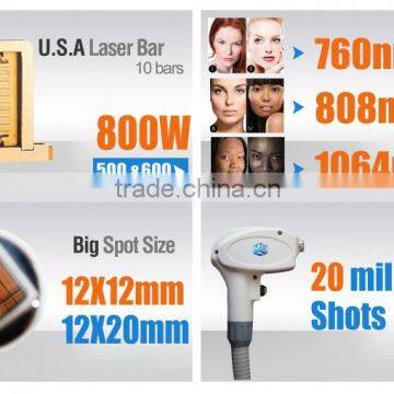 2000W Strong Power !! 808nm Diode Laser Hair Removal Machines /alexandrite Laser 755nm Hair Removal Equipment photo-2