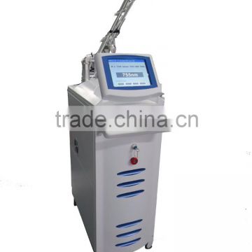 inner metal structure 755nm&long pulse easy hair reduction machine with inner DCD cooling system