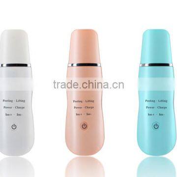 Portable 24khz Ultrasonic Face Skin Scrubber Facial Lifting Treatment