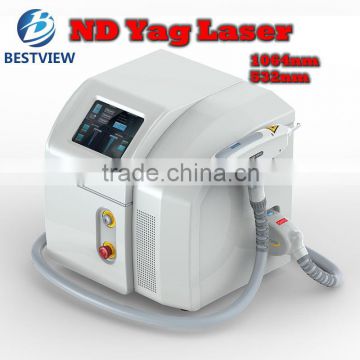 Bestview Medica high frequency 10hz big power 1600mj 1064nm/532nm q switch nd yag laser