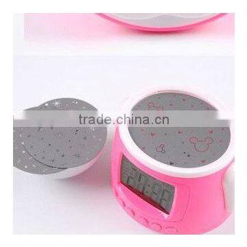 Novelty Promotional Item Gift Android Robots DIY Music Led Star Light Projecting Alarm Clock,digital Clocks photo-2