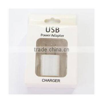 1000MA USB Power White Adapter Charger Plug Wholesale