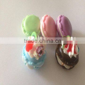 Artifcial decorative macaron model | Fridge magnet 3D charm | Yiwu Sanqi Crafts - Fake food manufacturer in China