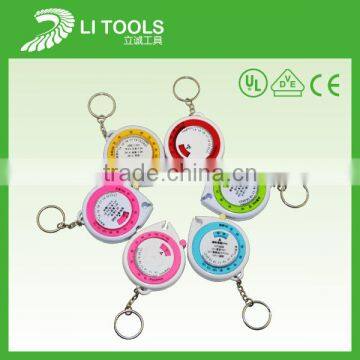 2015 fashion bmi tape measure kaychain with ruler printable tape measure