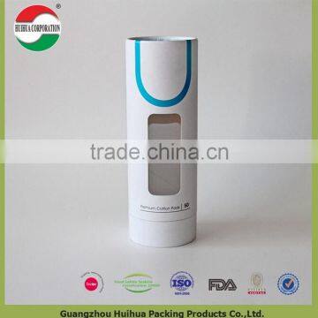 Creative paper cardboard packaging tubes make cardboard tubes with PVC window