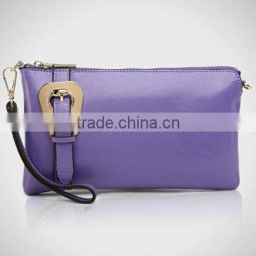 2014 New Design Fashion Ladies Cow Leather Chain Strap Wallet(BCN015)