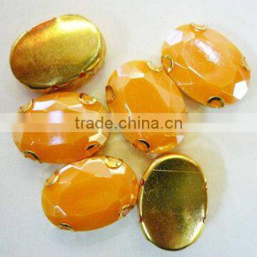 Garment accessories acrylic rhinestones sew on