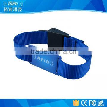 Wristband fancy band nylon rfid safety strap