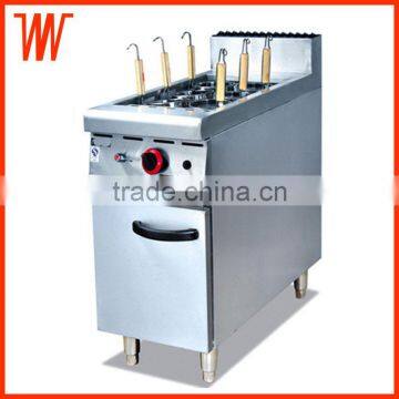 Stainless Steel Gas Pasta Cooker with Cabinet