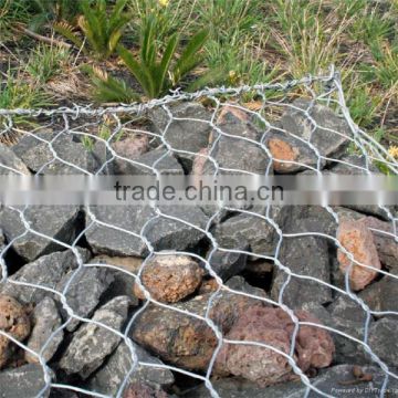 Welded Galvanized wire retaining mesh wall to protect river