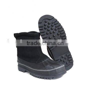 Mens Black Waterproof Snow Boots With Thinsulate