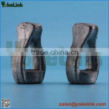 Hot Dip Galvanized ANSI /IEEE C135.5 Carbon Steel Thimble Eye Nut photo-2