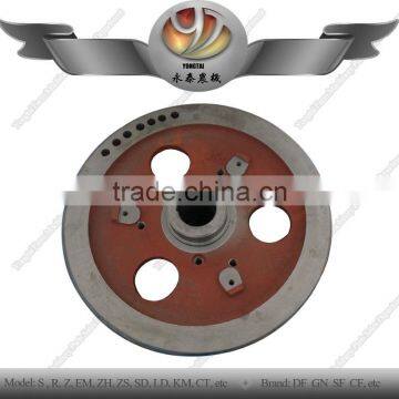 Agricultural machinery spare parts of single cylinder flywheel R175 S195 ZH1110 flywheel