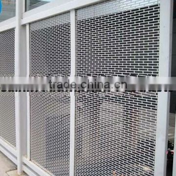 Aluminum perforated metal screen sheet