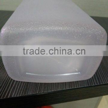 OEM Blow Molding Plastic HDPE Milk Bottle Square Plastic Juice Bottle for Sale photo-3