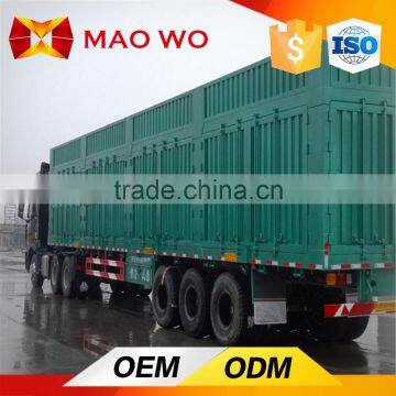 Double Used Utility Flatbed Container Semi Trailer photo-4
