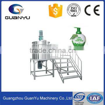 hot sales liquid soap emulsion heating and mixing tank equipment for blending and dispersing