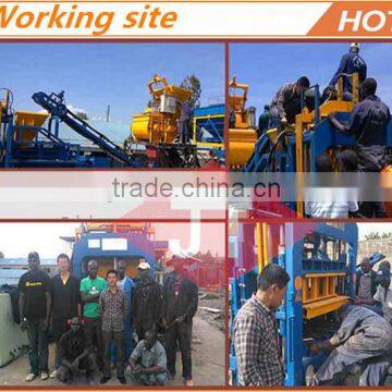 full automatic brick processing equipment for stationary concrete and fly ash