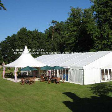 Высококачественная наружная декорация для свадьбы. Свадебный палаток для вечеринок от поставщиков из Китая photo-2