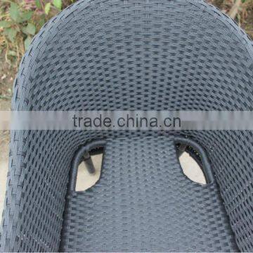Round Rattan Stackable Outdoor Wicker Chair