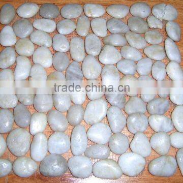 Natural Mixed Color Flat Pebble Stone photo-4