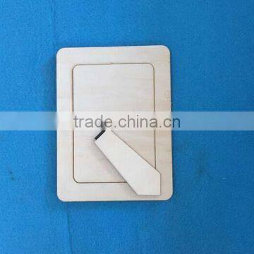 Cheap Unfinished Plywood Photo Frame Wood Picture Frame 4x6inch