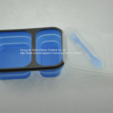 Micro-wave Safe Silicone PP Lunch Box Bowl Food Container photo-4