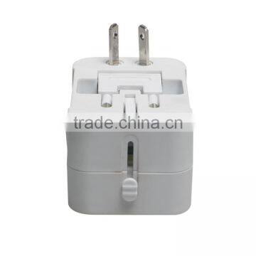Universal Travel Power Adapter Plugs With Dual USB Travel Abroad Universal Travel Power Adapter Converter photo-2