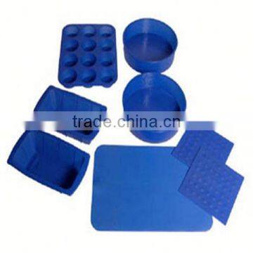 Custom summer flexible diamond shape silicone ice cube tray