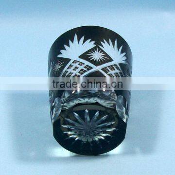 2017 Trendy Luxury Five Star Hotel Promotional Black Glass Tumbler photo-6