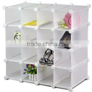 Store More Multi Compartment White Plastic Storage Cubes