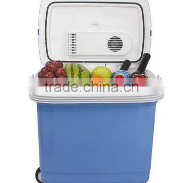 Hot sale car mini cooler auto fridge Portable electric cooler and warmer 30L