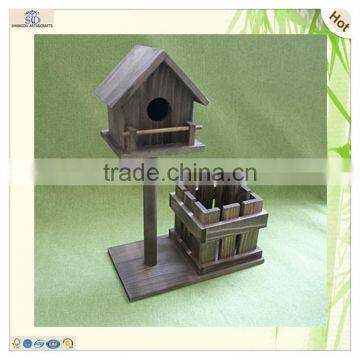 Popular Delicate House Garden Shape Display Wooden Wine Box photo-2