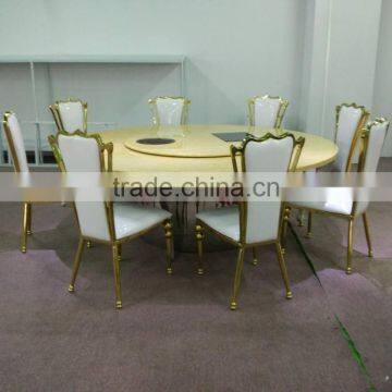 Wholesale Marble Round Dining Table and Chair photo-3