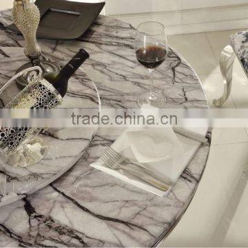 TH381 Durable Marble Top Round Dining Table photo-3