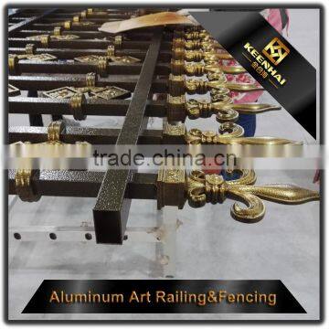 Powder Coated Cast Aluminum Decorative Villa Artical Garden Fencing Prices photo-4