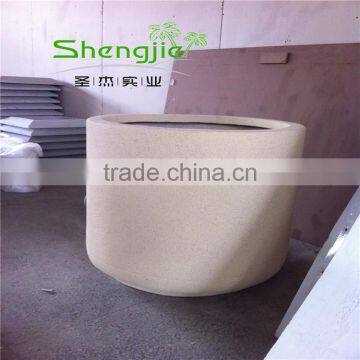 SJLJ013574 High Quality Flower Pot Wholesale Fiberglass Planter and Pot photo-4
