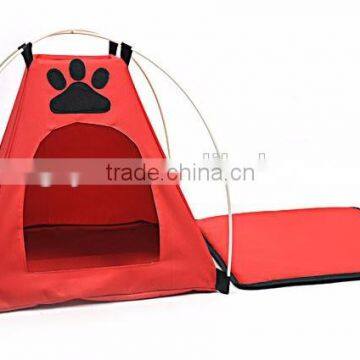 Oxford Cloth Folding Tent Dog House Foldable Removable Pet Tent photo-2