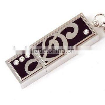 cheap metal music sign USB flash driver, metal box USB stick