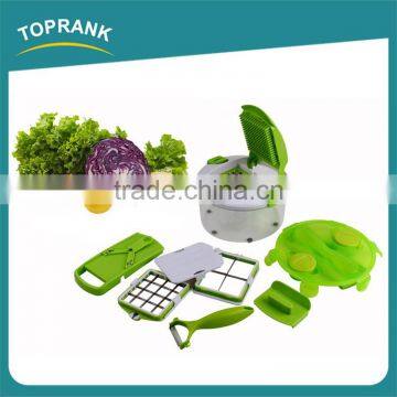 Mutil-function plastic chopped fruit vegetable peeler slicer cutter multi manual salad maker