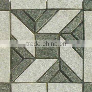 High Quality Black Slate Mosaic Tile For Bathroom/Flooring/Wall etc & Mosaic Tiles On Sale With Low Price