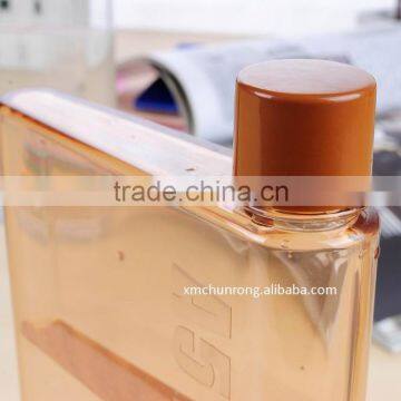 Clear Notebook Shape Plastic Drinking Water Bottle photo-2