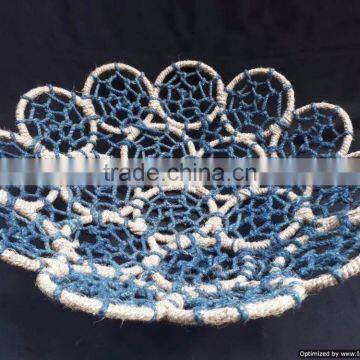 woolen & metal decorative bowl