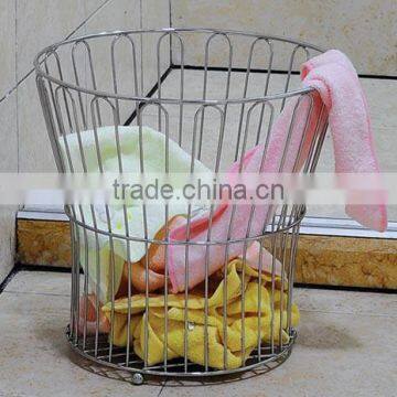 Hotel Towel Basket , Hotel Accessories, Stainless Steel Towel Basket,dirty Towel Basket